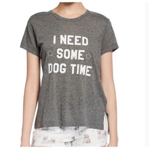 PJ Salvage Pawfection Dog Time Graphic T-Shirt, Size M